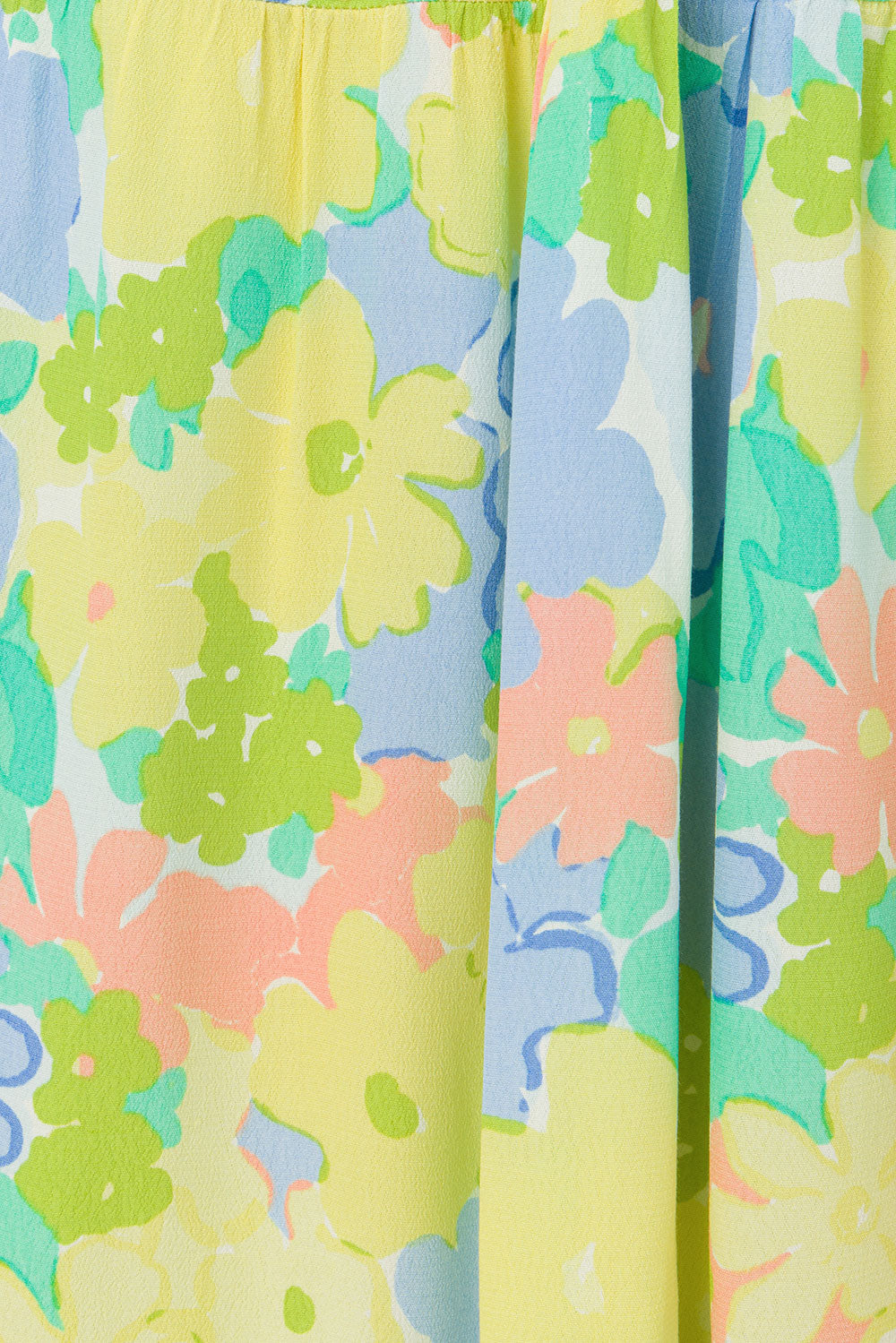 Yellow BLue Floral Dream Maxi Lili Dress