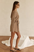 Cabana Dress - Tan Stripe