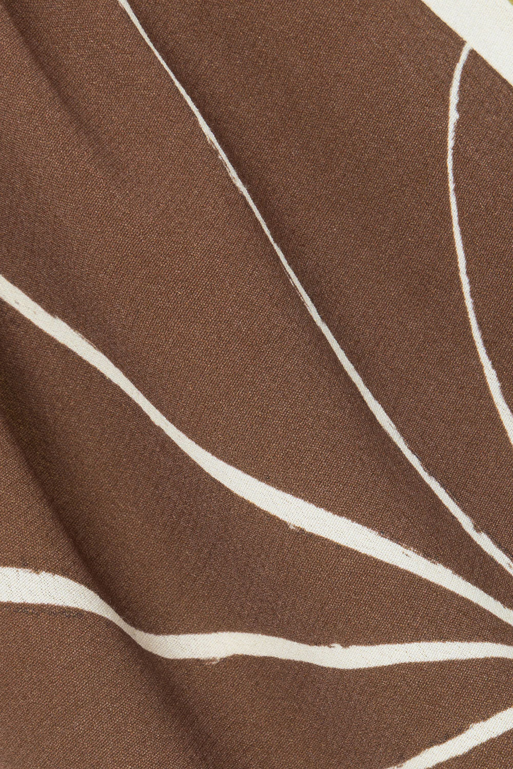 Zana Tie Pants - Galene Print, Brown, Cream