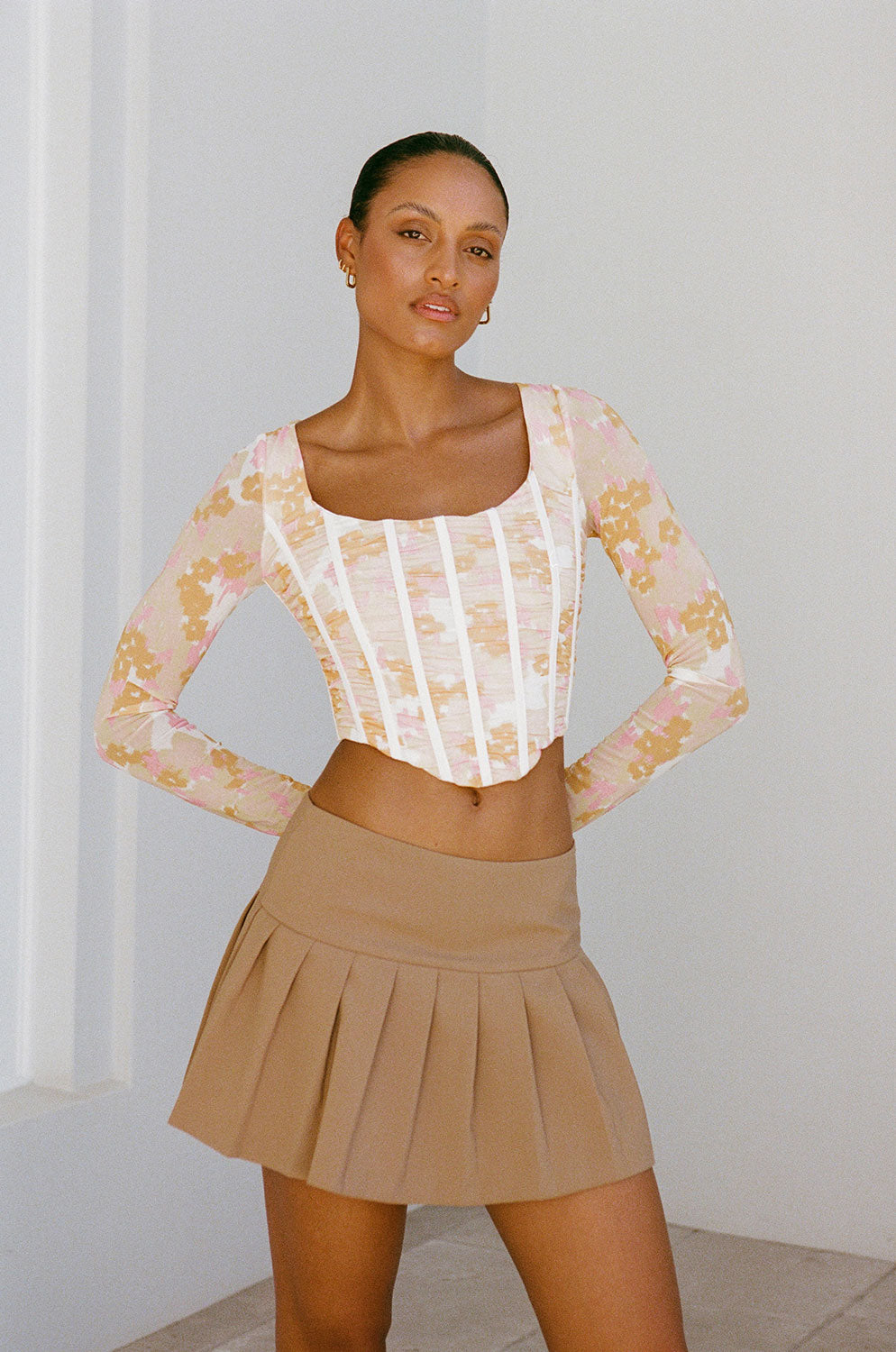 Majella Corset Top - Orange