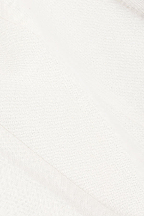 White Twin Pocket Drawstring Mini Davina Skirt