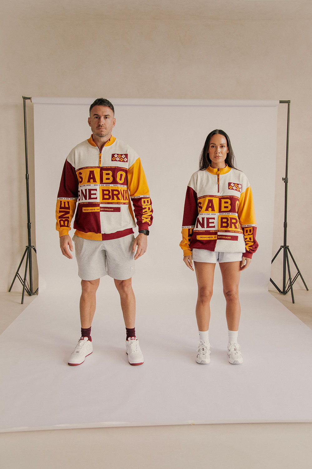 Yellow BRNX X SABO Vintage Oversized Sweater