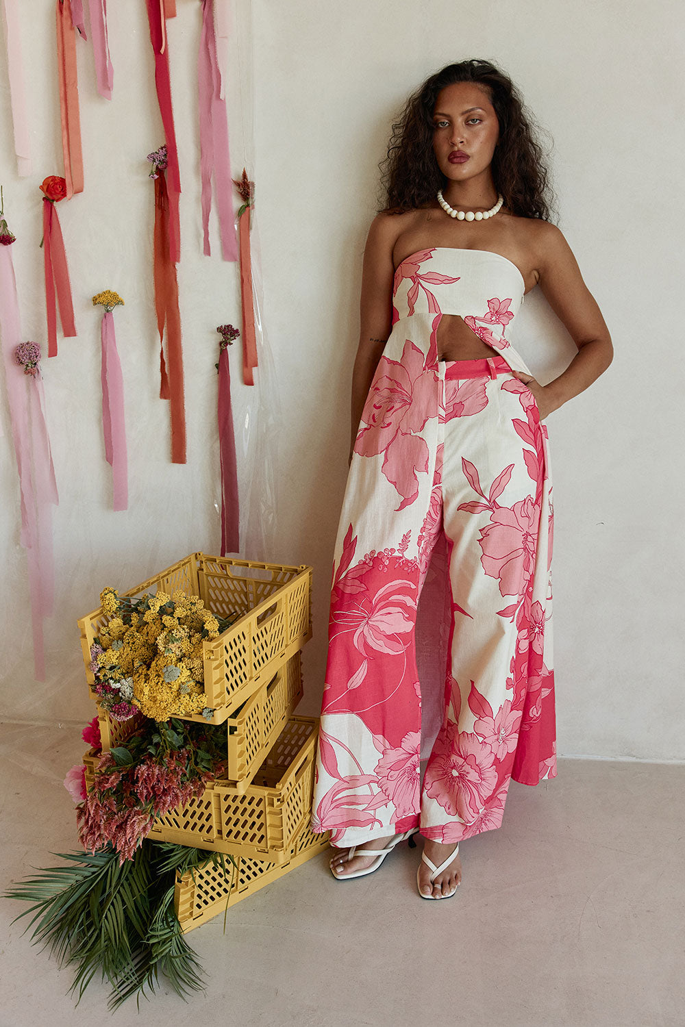 Lulu Pants - Flora Sunset