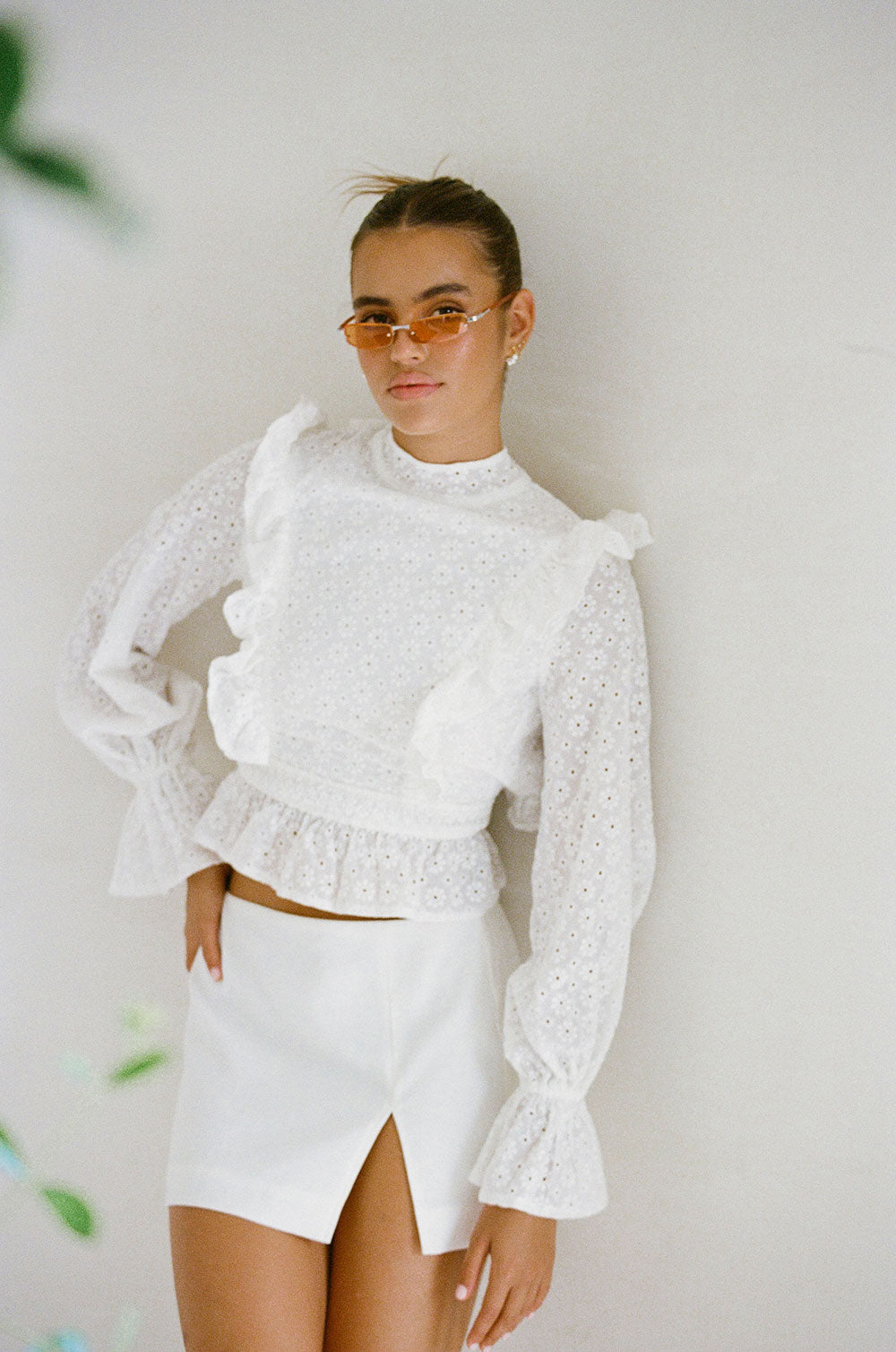 SAMPLE-Nubia Top - Embroidered