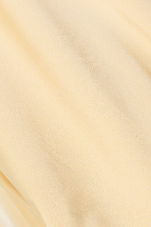 Butter Yellow Silky Wrap Valentina Jumpsuit