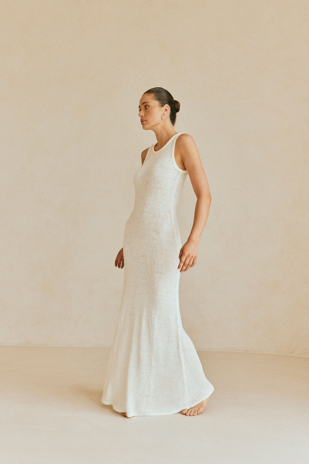 Bardot Maxi Dress - White