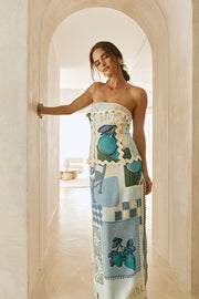 Miriana Dress - Villagio Blue