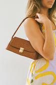 Levene Baguette Bag - Tan
