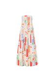 Maddalena Maxi Dress - Red Blue