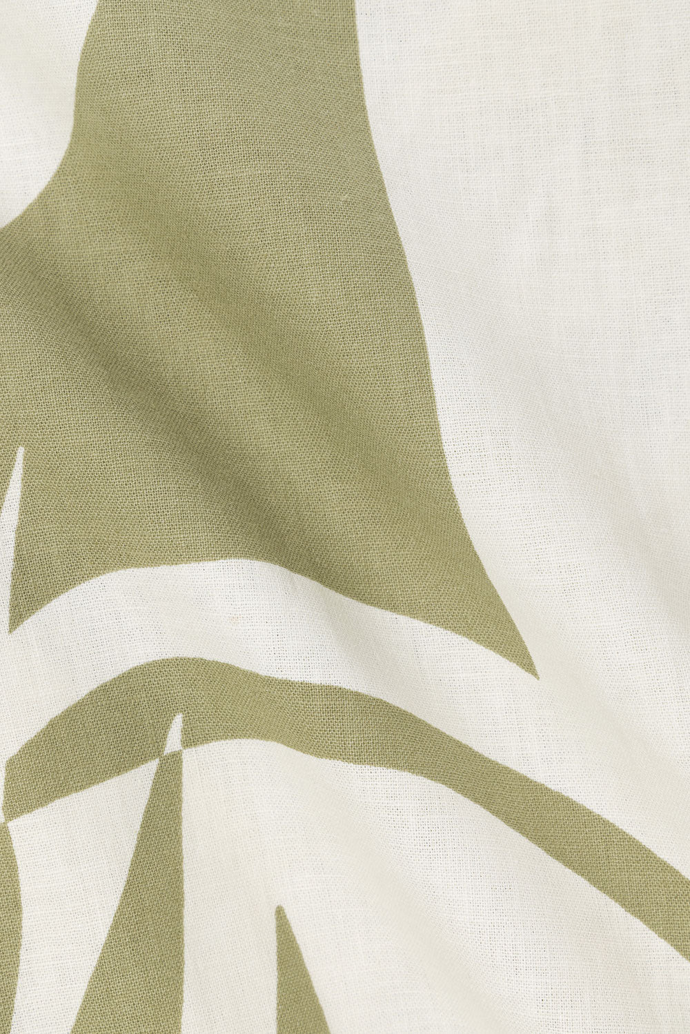 Palm Green Long Sleeve Front Tie Berkley Dress