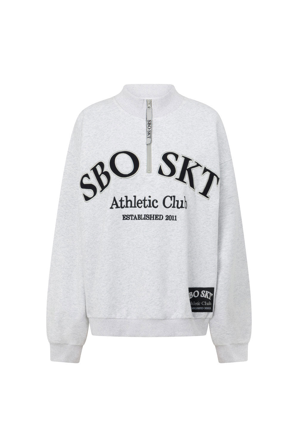 Grey Fleece Oversized Vintage SBO SKT Ballina Sweater 