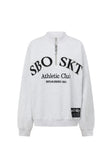 Grey Fleece Oversized Vintage SBO SKT Ballina Sweater 