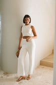 Yukio Knit Pants - White