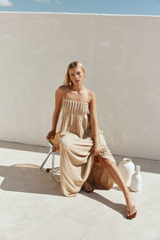 SAMPLE-Ada Dress - Tan