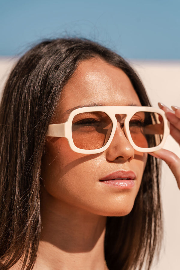 Lorna Sunglasses - Beige