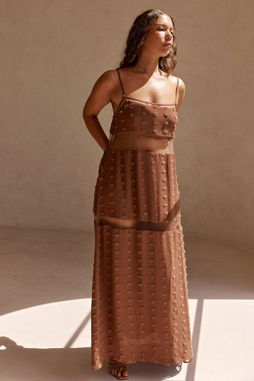 Tassia Dress - Tan