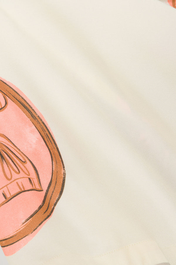 Cream Nomisma Sea Shell Waist Tie Mini Andie Dress