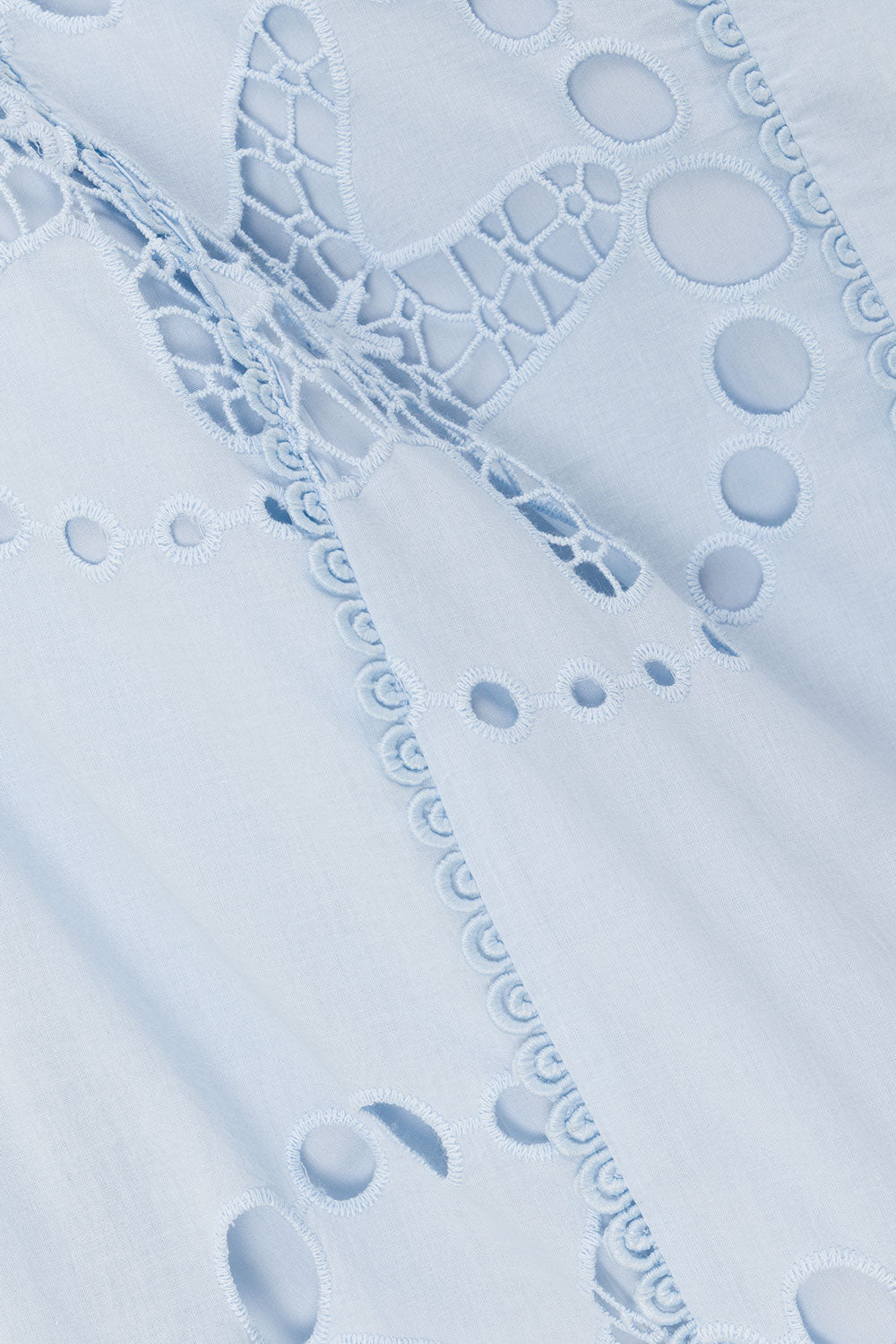 Blue Starfish Broderie Backless Maxi Avere Dress