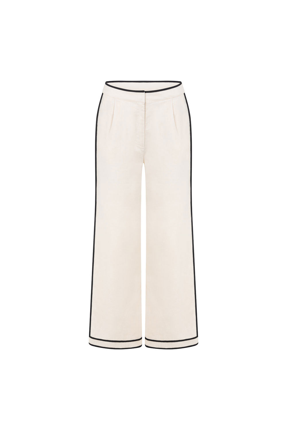 Lively Pocket Pants - Cream, Black