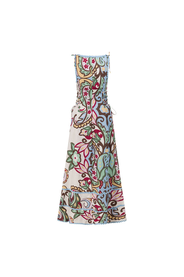 Blue Floral Paradesios Print