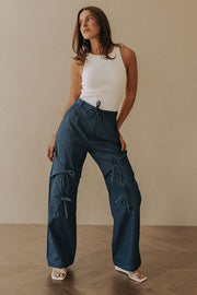 Poet Denim Pants - Dark Blue