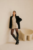 Kalani Knit Mini Dress - Grey