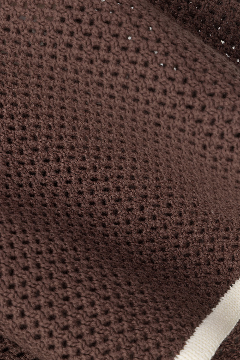 Brown Crochet Knit Wrap Mini Shiloh Skirt