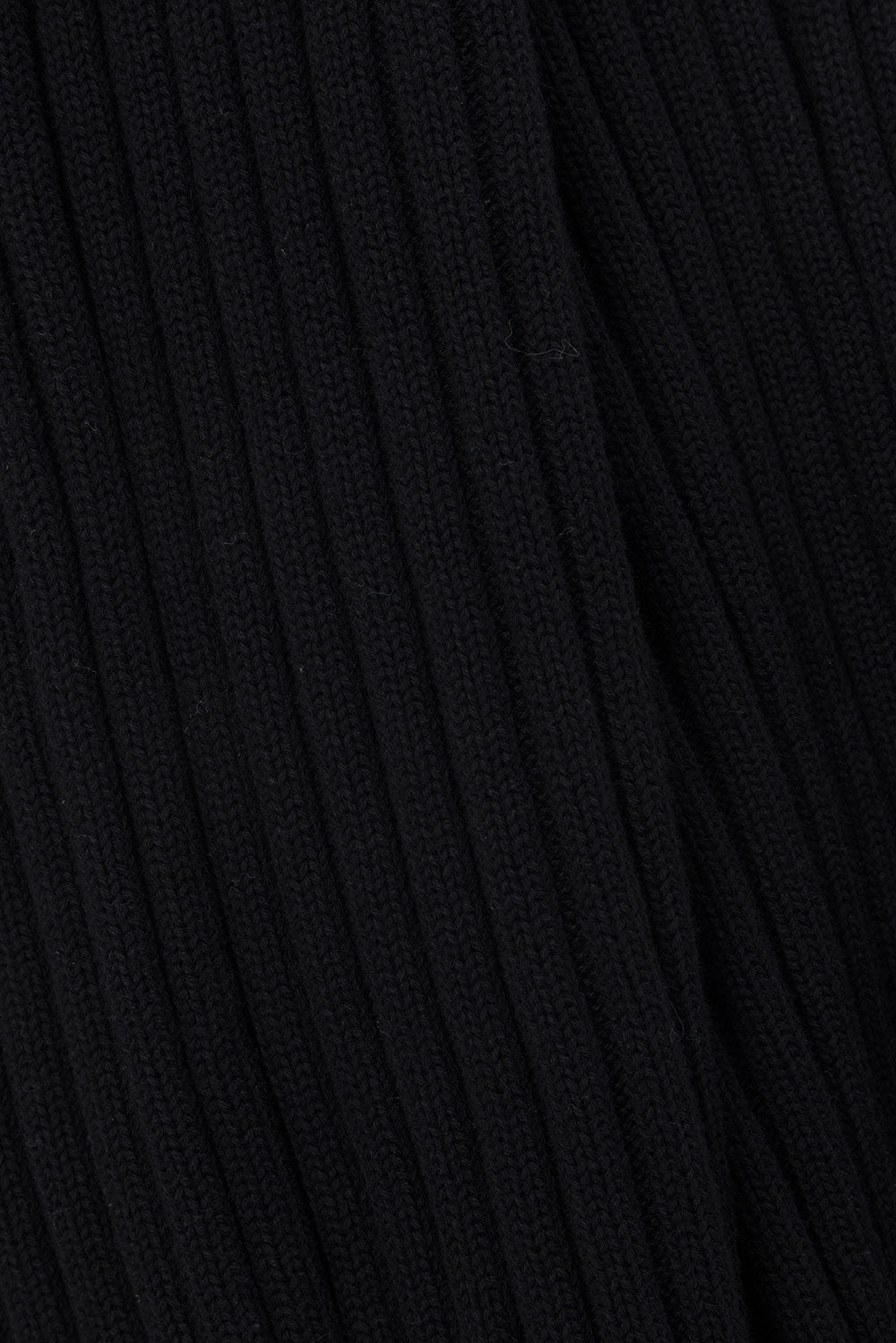 Celine Knit Ribbed Pants - Black