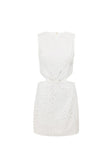 Brigitte Ring Mini Dress - White