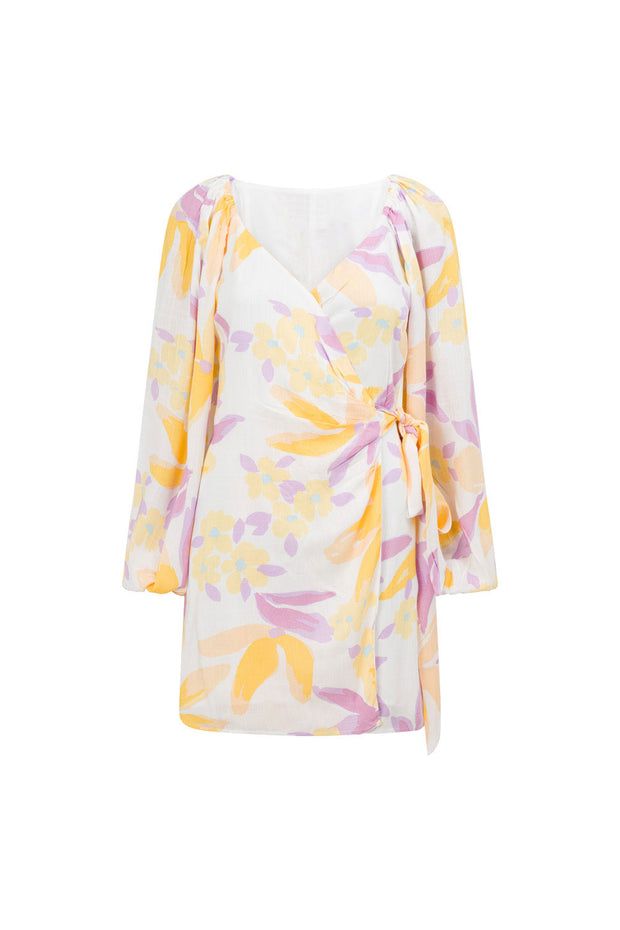 SAMPLE-Kona Wrap Dress - Paradise Floral