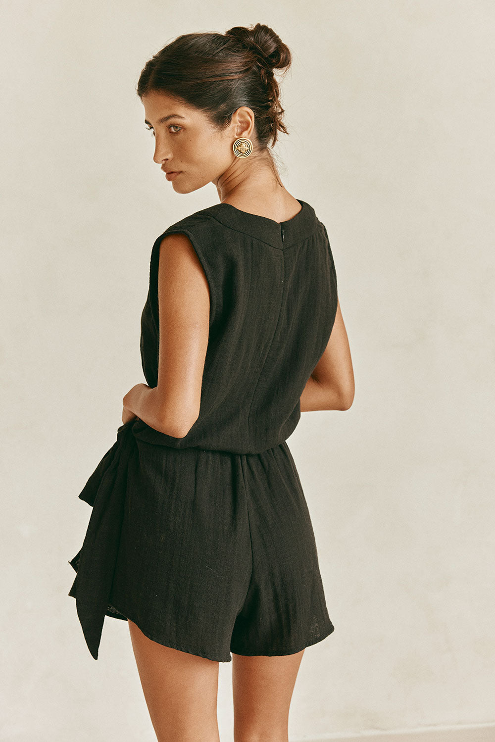 SAMPLE-Sandy Playsuit - Black
