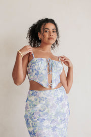 Robyn Corset Top - Juniper Floral