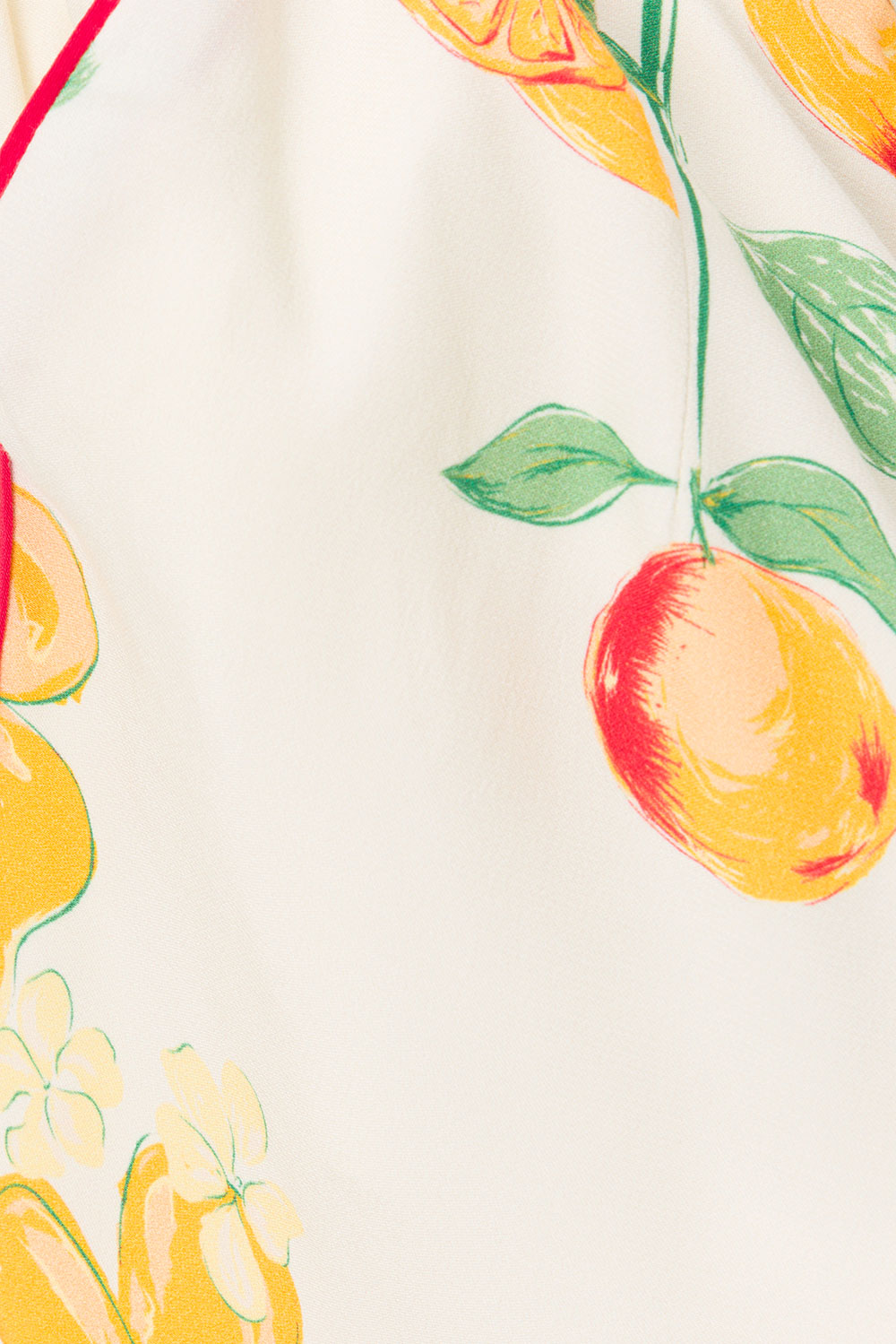 White Aesta Floral Print High Waist Izabelle Pants