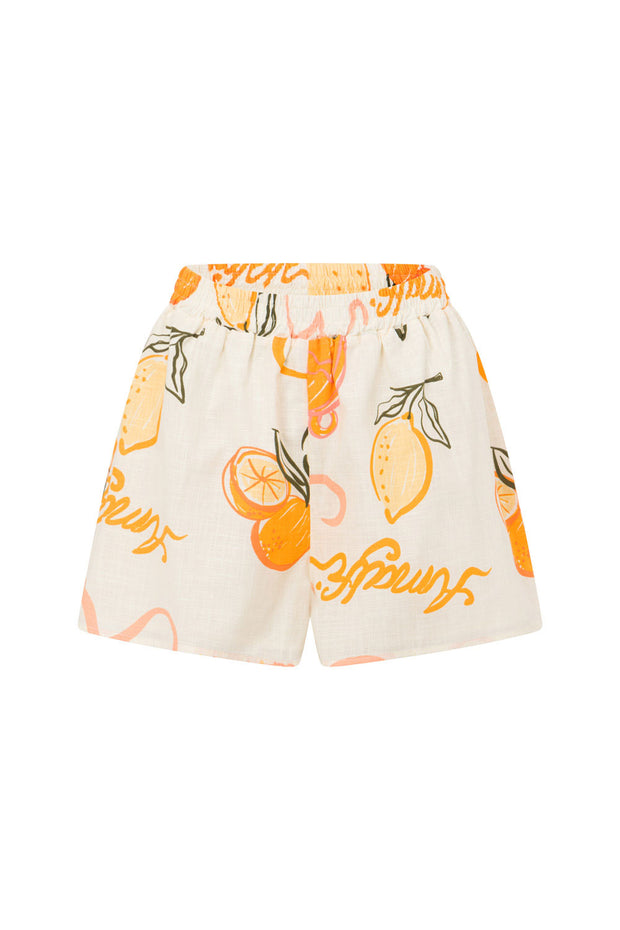 SAMPLE-Seona Shorts - Amalfi Aperol