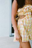 Ali Cutout Playsuit - Yellow