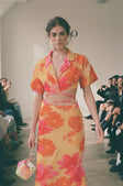 SAMPLE-Sorrenta Wrap Top - Floreale Sunny