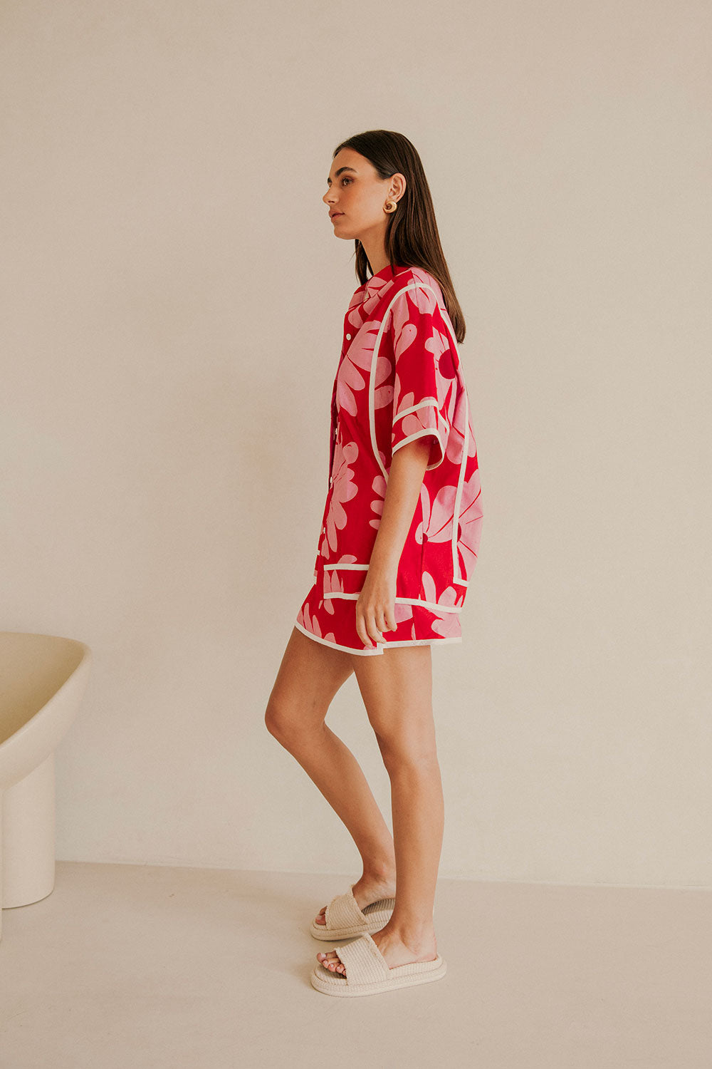 SAMPLE-Bowie Skirt - Daisy Red