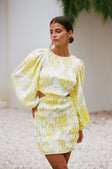SAMPLE-Banks Shirred Dress - Solstice Floral