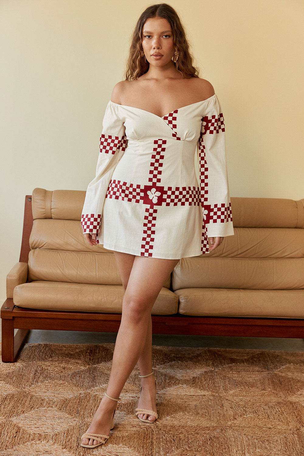 Layne Dress - Checker Plaid