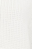 Bridal White Knit  Button Up Mekkah Top