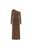 SAMPLE-Callista Dress - Chocolate