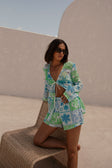 SAMPLE-Sari Shorts - Verano Floral