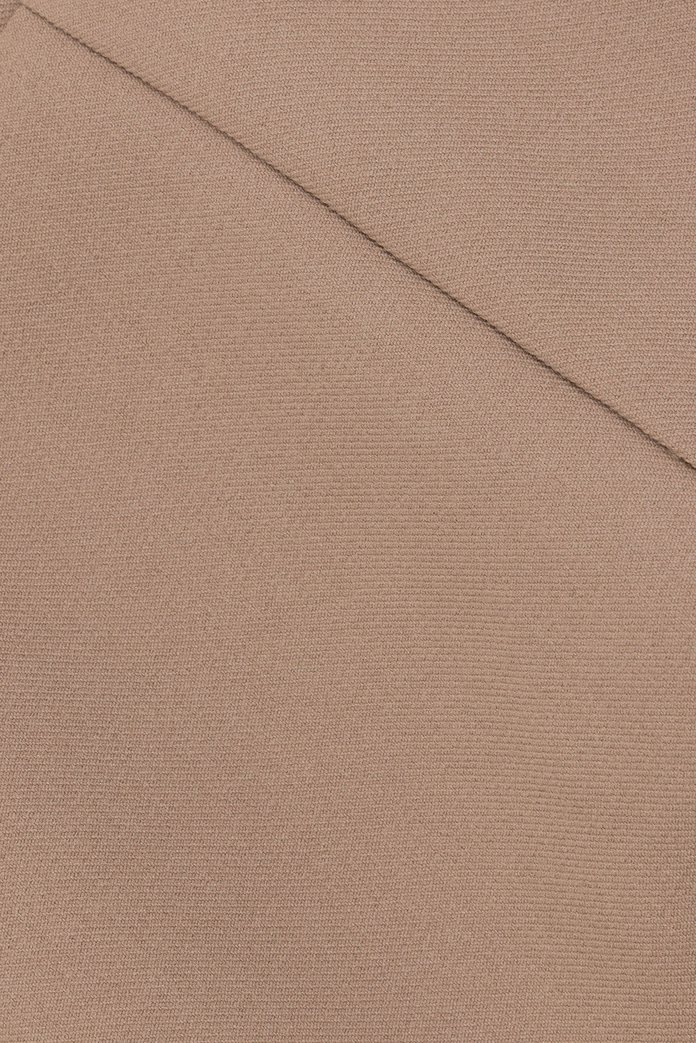 Brown Tailored Strapless Button Up Wrap Lavara Top