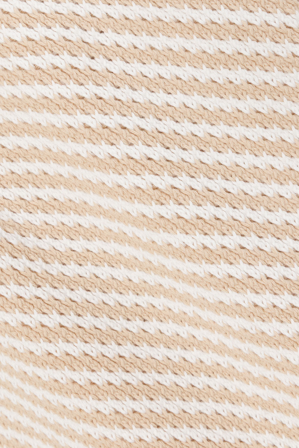 Beige and White Stripe Woven Wide Leg Billy Pants