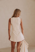 Off White Structured A Line Mini Solene Dress