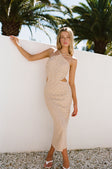 SAMPLE-Backless Amada Dress - Tan
