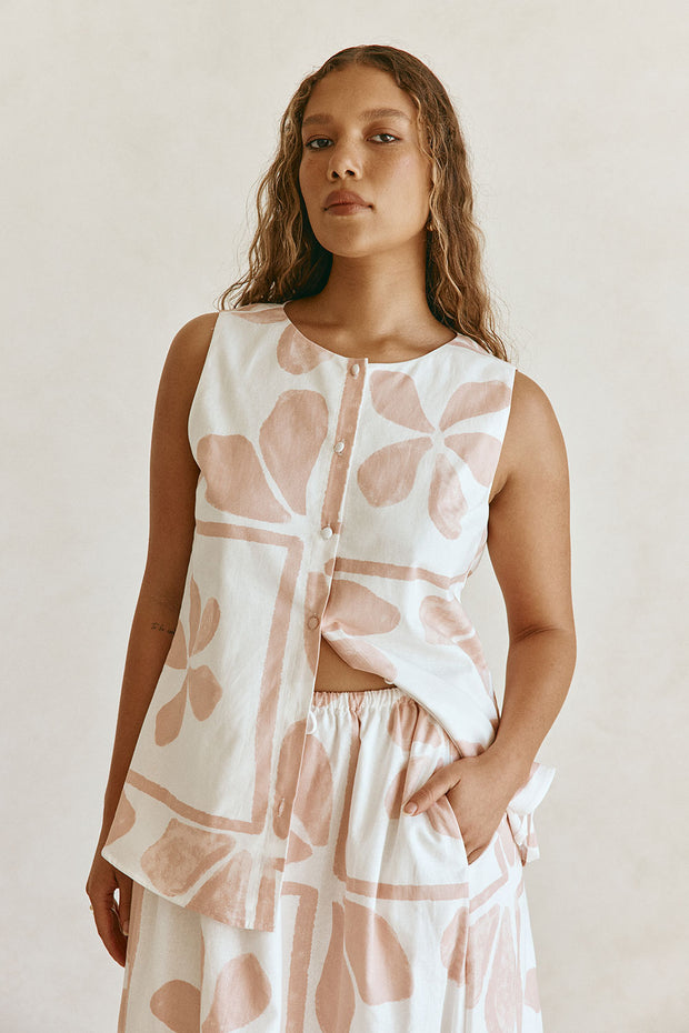 SAMPLE-Riko Top - Petal Patch