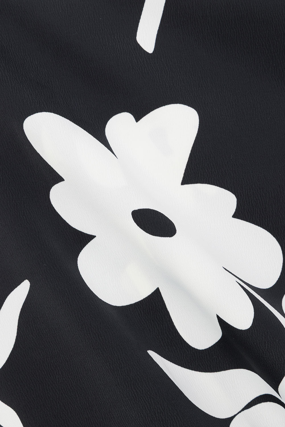 Black Alma Caroline Floral Print Button Up Enza Top