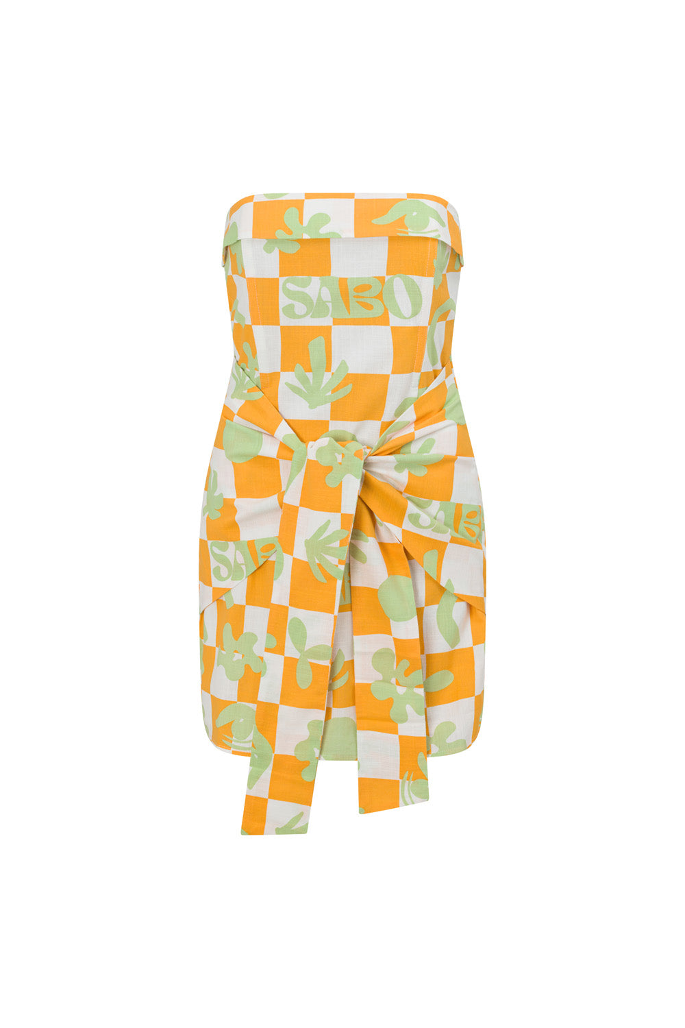 SAMPLE-Kingsley Dress - Sabo Checkerboard