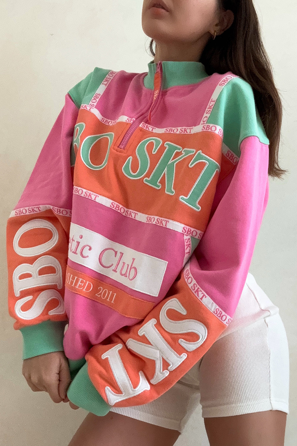 Francisco Vintage Oversized Sweater - Terry